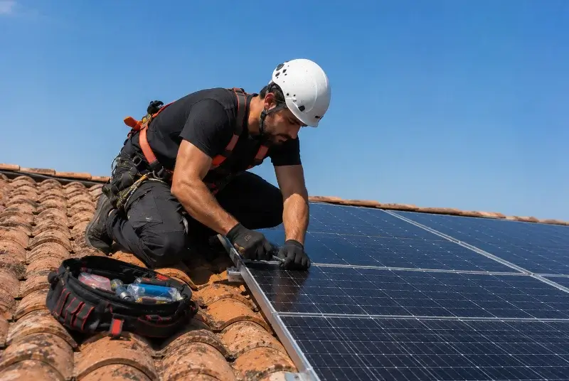 Maintenance et monitoring de panneaux solaires à Saint-Prim