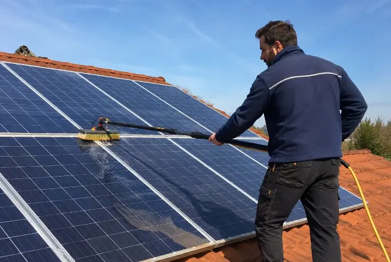 Nettoyage et entretien de panneaux solaires à Saint-Prim